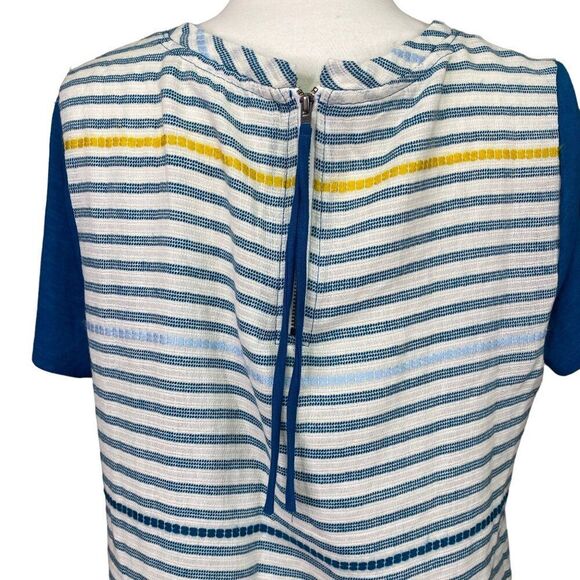Soft Surroundings Medium Top Striped Zipper Back - Picture 5 of 7